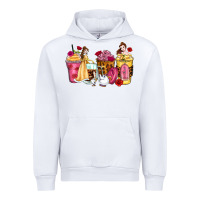 White princess cartoon coffee cups Urban Hoodie - Zillion Design Studio