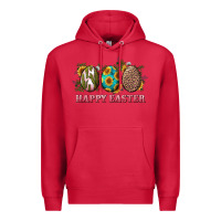 Cardinal happy easter eggs with sunflower leopard and cactus Premium Hoodie - RanaPortraitStore