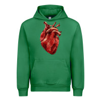 Emerald Anatomical heart Urban Hoodie - RanaPortraitStore