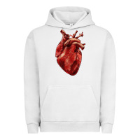 Pigment Lunar Rock Anatomical heart Urban Hoodie - RanaPortraitStore