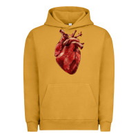 Pigment Peanut Butter Anatomical heart Urban Hoodie - RanaPortraitStore