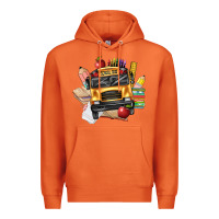 Carrot school bus driver front Premium Hoodie - texasbilliewilder
