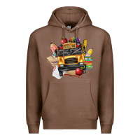 Chestnut school bus driver front Premium Hoodie - texasbilliewilder