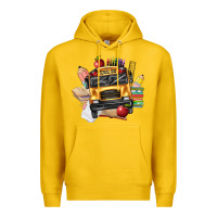 Lemon school bus driver front Premium Hoodie - texasbilliewilder