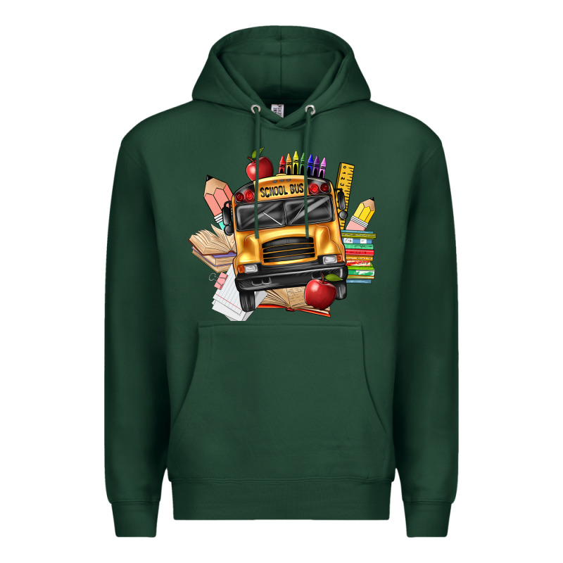School Bus Driver Front Premium Hoodie by texasbilliewilder | Teevron