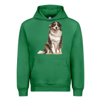 Emerald Australian shepherd Urban Hoodie - RanaPortraitStore