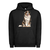 Pigment Black Australian shepherd Urban Hoodie - RanaPortraitStore