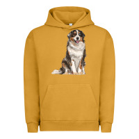 Pigment Peanut Butter Australian shepherd Urban Hoodie - RanaPortraitStore