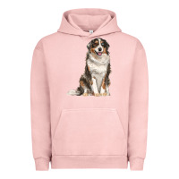 Pigment Salmon Australian shepherd Urban Hoodie - RanaPortraitStore