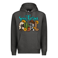 Charcoal Heather southern girl Premium Hoodie - Zillion Design Studio