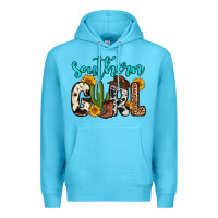 Ocean Blue southern girl Premium Hoodie - Zillion Design Studio