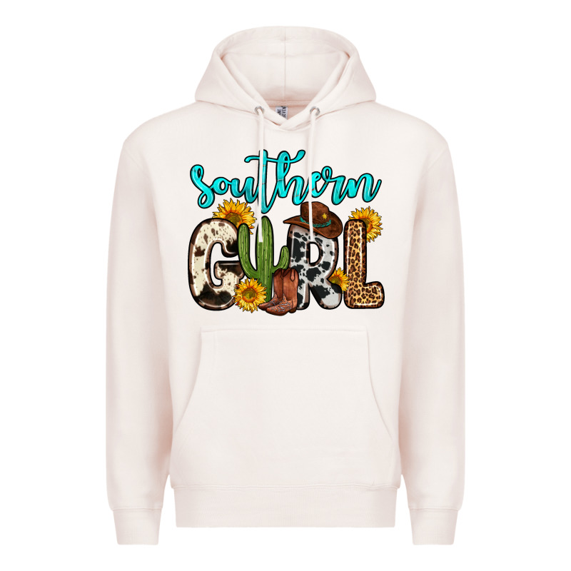 Southern Girl Premium Hoodie by Zillion Design Studio | Teevron