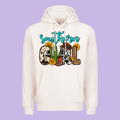 Southern Girl Premium Hoodie Designed By Zillion Design Studio
