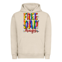 Pigment French Oak free dad hugs Urban Hoodie - texasbilliewilder
