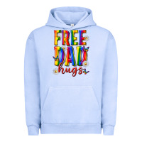 Pigment Grape Ice free dad hugs Urban Hoodie - texasbilliewilder