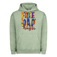 Pigment Oil Green free dad hugs Urban Hoodie - texasbilliewilder