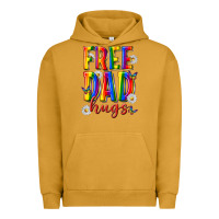 Pigment Peanut Butter free dad hugs Urban Hoodie - texasbilliewilder