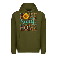 Army Green home sweet home Premium Hoodie - Zillion Design Studio