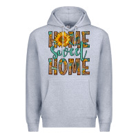 Heather Grey home sweet home Premium Hoodie - Zillion Design Studio
