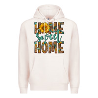 Pale Pink home sweet home Premium Hoodie - Zillion Design Studio
