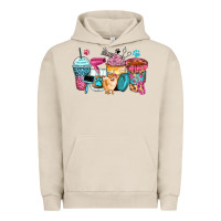 Pigment French Oak pet groomer coffee cups Urban Hoodie - Zillion Design Studio