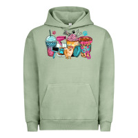 Pigment Oil Green pet groomer coffee cups Urban Hoodie - Zillion Design Studio