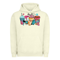 Pigment Pistachio pet groomer coffee cups Urban Hoodie - Zillion Design Studio