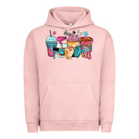 Pigment Salmon pet groomer coffee cups Urban Hoodie - Zillion Design Studio
