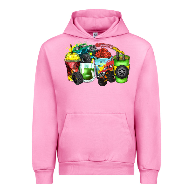 Monster Truck Coffee Cups Urban Hoodie by Zillion Design Studio | Teevron