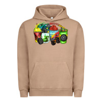 Pigment Burro monster truck coffee cups Urban Hoodie - Zillion Design Studio