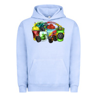 Pigment Grape Ice monster truck coffee cups Urban Hoodie - Zillion Design Studio