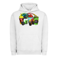 Pigment Lunar Rock monster truck coffee cups Urban Hoodie - Zillion Design Studio