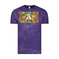 Cloud Purple Goat Family Fall Pumpkins Vintage Tee - Artiststas