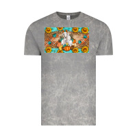 Goat Family Fall Pumpkins Vintage Tee | Teevron