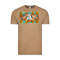 Vintage Coffee Goat Family Fall Pumpkins Vintage Tee - Artiststas