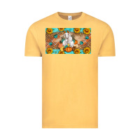 Vintage Mustard Goat Family Fall Pumpkins Vintage Tee - Artiststas