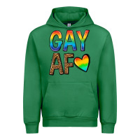 Emerald gay af Urban Hoodie - texasbilliewilder