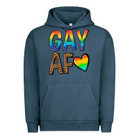 Pigment Midnight Navy gay af Urban Hoodie - texasbilliewilder