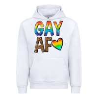 White gay af Urban Hoodie - texasbilliewilder