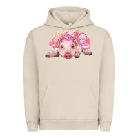 Pigment French Oak Balerina Baby Pig With Tutu Urban Hoodie - RanaPortraitStore