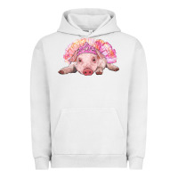 Pigment Lunar Rock Balerina Baby Pig With Tutu Urban Hoodie - RanaPortraitStore