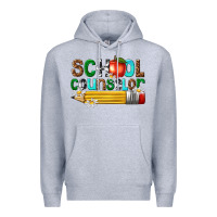 Heather Grey school counselor Premium Hoodie - texasbilliewilder
