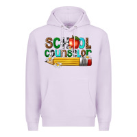 Lilac school counselor Premium Hoodie - texasbilliewilder
