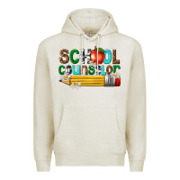 Oatmeal Heather school counselor Premium Hoodie - texasbilliewilder