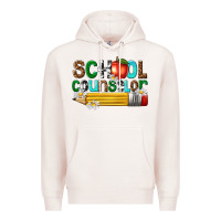 Pale Pink school counselor Premium Hoodie - texasbilliewilder