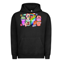 Pigment Black unicorn coffee cups Urban Hoodie - Zillion Design Studio