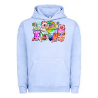 Pigment Grape Ice unicorn coffee cups Urban Hoodie - Zillion Design Studio