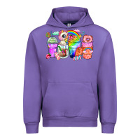 Tulip unicorn coffee cups Urban Hoodie - Zillion Design Studio