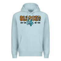 Blue Mist blessed life Premium Hoodie - Zillion Design Studio