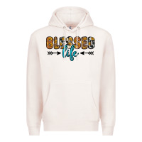 Pale Pink blessed life Premium Hoodie - Zillion Design Studio